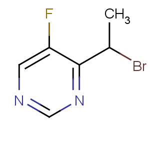 CAS No:188416-47-9 4-(1-bromoethyl)-5-fluoropyrimidine