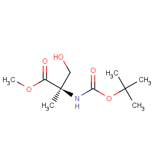 CAS No:188476-33-7 L-Serine,N-[(1,1-dimethylethoxy)carbonyl]-2-methyl-, methyl ester