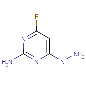 CAS No:188987-85-1 4-fluoro-6-hydrazinylpyrimidin-2-amine