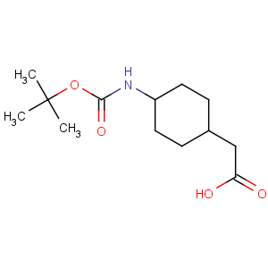 CAS No:189153-10-4 2-[4-[(2-methylpropan-2-yl)oxycarbonylamino]cyclohexyl]acetic acid