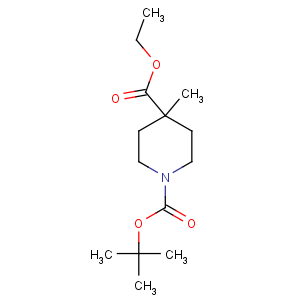 CAS No:189442-87-3 1-O-tert-butyl 4-O-ethyl 4-methylpiperidine-1,4-dicarboxylate