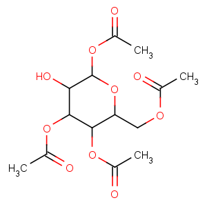 CAS No:18968-05-3 [(2R,3R,4R,5S,6S)-3,4,6-triacetyloxy-5-hydroxyoxan-2-yl]methyl acetate