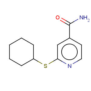 CAS No:189759-00-0 4-Pyridinecarboxamide,2-(cyclohexylthio)-