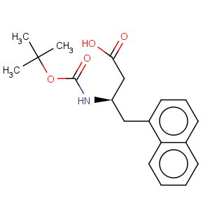 CAS No:190190-49-9 1-Naphthalenebutanoicacid, b-[[(1,1-dimethylethoxy)carbonyl]amino]-,(bR)-