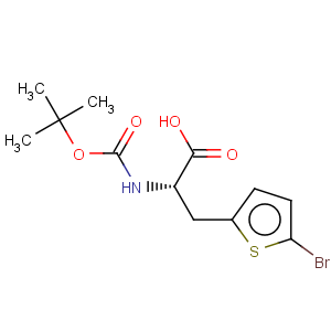 CAS No:190319-95-0 2-Thiophenepropanoicacid, 5-bromo-a-[[(1,1-dimethylethoxy)carbonyl]amino]-,(aS)-