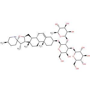 CAS No:19121-58-5 b-D-Galactopyranoside, (3b,22a,25R)-spirosol-5-en-3-yl O-6-deoxy-a-L-mannopyranosyl-(1®