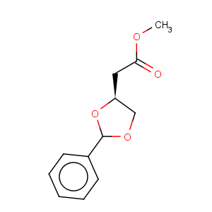 CAS No:191354-59-3 1,3-Dioxolane-4-aceticacid, 2-phenyl-, methyl ester, (4S)-