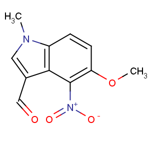 CAS No:191846-76-1 5-methoxy-1-methyl-4-nitroindole-3-carbaldehyde