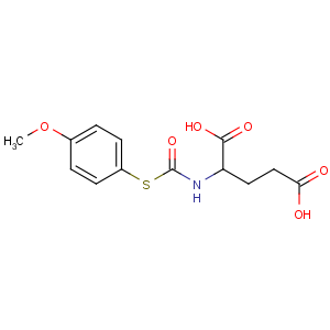 CAS No:192203-60-4 (2S)-2-[(4-methoxyphenyl)sulfanylcarbonylamino]pentanedioic acid