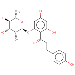 CAS No:19253-17-9 3,5-dihydroxy-2-[3-(4-hydroxyphenyl)propanoyl]phenyl 6-deoxy-alpha-L-mannopyranoside