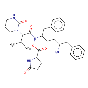 CAS No:192726-06-0 N-(4-Amino-1-benzyl-3-hydroxy-5-phenyl-pentyl)-3-methyl-2-(2-oxo-tetrahydro-pyrimidin-1-yl)-butyramide 5-oxopyrrolidine-2-carboxylic acid
