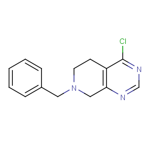 CAS No:192869-80-0 7-benzyl-4-chloro-6,8-dihydro-5H-pyrido[3,4-d]pyrimidine