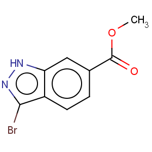 CAS No:192945-56-5 methyl 3-bromo-1H-indazole-6-carboxylate