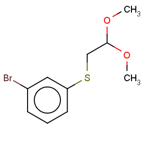 CAS No:19296-69-6 Benzene,1-bromo-3-[(2,2-dimethoxyethyl)thio]-