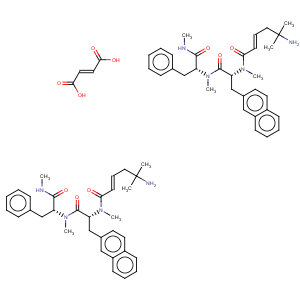 CAS No:193079-69-5 D-Phenylalaninamide,N-[(2E)-5-amino-5-methyl-1-oxo-2-hexen-1-yl]-N-methyl-3-(2-naphthalenyl)-D-alanyl-N,Na-dimethyl-