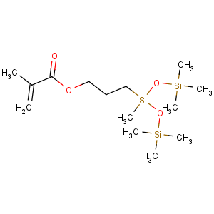 CAS No:19309-90-1 2-Propenoic acid, 2-methyl-, 3-(1,3,3,3-tetramethyl-1-((trimethylsilyl)oxy)disiloxanyl)propyl ester