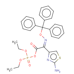 CAS No:193402-47-0 4-Thiazoleacetic acid,2-amino-a-[(triphenylmethoxy)imino]-,anhydride with diethyl hydrogen phosphate, (Z)- (9CI)