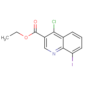 CAS No:193975-33-6 ethyl 4-chloro-8-iodoquinoline-3-carboxylate
