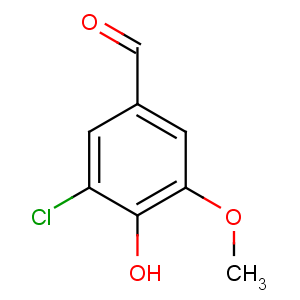 CAS No:19463-48-0 3-chloro-4-hydroxy-5-methoxybenzaldehyde