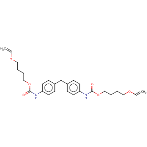 CAS No:196109-16-7 Carbamic acid,N,N'-(methylenedi-4,1-phenylene)bis-, C,C'-bis[4-(ethenyloxy)butyl] ester