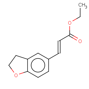 CAS No:196597-65-6 2-Propenoic acid,3-(2,3-dihydro-5-benzofuranyl)-, ethyl ester, (2E)-