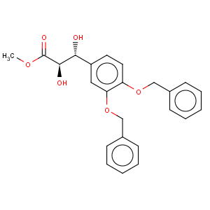 CAS No:197244-11-4 Benzenepropanoic acid, a,b-dihydroxy-3,4-bis(phenylmethoxy)-, methyl ester, (aR,bR)-