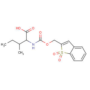 CAS No:197245-22-0 (2S,3S)-2-[(1,<br />1-dioxo-1-benzothiophen-2-yl)methoxycarbonylamino]-3-methylpentanoic<br />acid