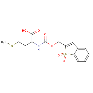 CAS No:197245-29-7 (2S)-2-[(1,<br />1-dioxo-1-benzothiophen-2-yl)methoxycarbonylamino]-4-<br />methylsulfanylbutanoic acid