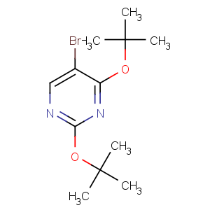 CAS No:19752-61-5 5-bromo-2,4-bis[(2-methylpropan-2-yl)oxy]pyrimidine