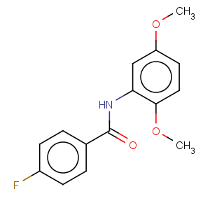 CAS No:198134-75-7 n-(2,5-dimethoxyphenyl)-4-fluorobenzamide