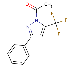 CAS No:198348-94-6 1-[3-phenyl-5-(trifluoromethyl)pyrazol-1-yl]ethanone