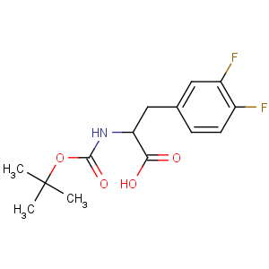 CAS No:198474-90-7 (2S)-3-(3,<br />4-difluorophenyl)-2-[(2-methylpropan-2-yl)oxycarbonylamino]propanoic<br />acid