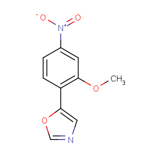 CAS No:198821-78-2 5-(2-methoxy-4-nitrophenyl)-1,3-oxazole