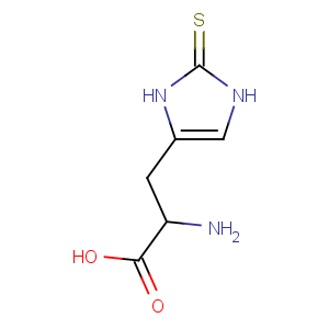 CAS No:2002-22-4 (2S)-2-amino-3-(2-sulfanylidene-1,3-dihydroimidazol-4-yl)propanoic acid