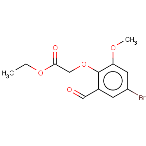 CAS No:20037-36-9 Acetic acid,2-(4-bromo-2-formyl-6-methoxyphenoxy)-, ethyl ester