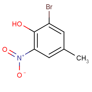 CAS No:20039-91-2 2-bromo-4-methyl-6-nitrophenol