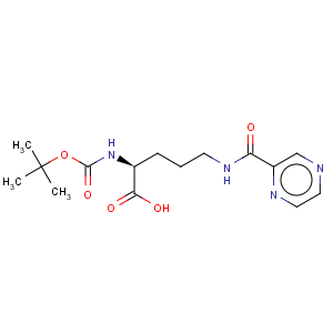 CAS No:201046-36-8 L-Ornithine, N2-[(1,1-dimethylethoxy)carbonyl]-N5-(pyrazinylcarbonyl)- (9CI)
