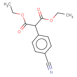 CAS No:201404-26-4 Propanedioic acid,2-(4-cyanophenyl)-, 1,3-diethyl ester