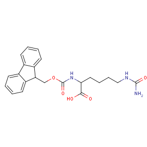 CAS No:201485-38-3 (2R)-6-(carbamoylamino)-2-(9H-fluoren-9-ylmethoxycarbonylamino)hexanoic<br />acid