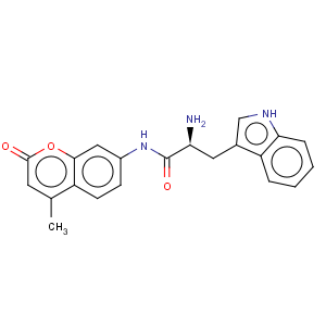 CAS No:201860-49-3 1H-Indole-3-propanamide,a-amino-N-(4-methyl-2-oxo-2H-1-benzopyran-7-yl)-,(aS)-