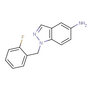 CAS No:202197-30-6 1-[(2-fluorophenyl)methyl]indazol-5-amine