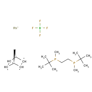 CAS No:203000-59-3 (S,S)-1,2-BIS[(TERT-BUTYL)METHYLPHOSPHINO]ETHANE(NORBORNADIENE)RHODIUM(I) TETRAFLUOROBORATE