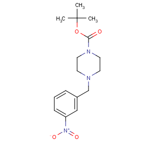 CAS No:203047-33-0 tert-butyl 4-[(3-nitrophenyl)methyl]piperazine-1-carboxylate