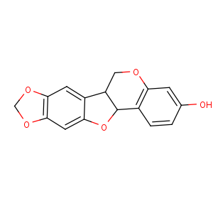 CAS No:2035-15-6 6H-[1,3]Dioxolo[5,6]benzofuro[3,2-c][1]benzopyran-3-ol,6a,12a-dihydro-, (6aR,12aR)-