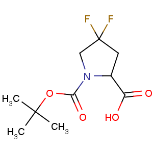CAS No:203866-15-3 (2S)-4,<br />4-difluoro-1-[(2-methylpropan-2-yl)oxycarbonyl]pyrrolidine-2-carboxylic<br />acid