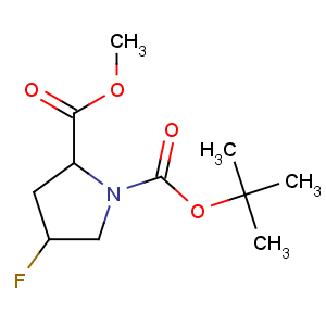 CAS No:203866-16-4 1-O-tert-butyl 2-O-methyl (2S,4S)-4-fluoropyrrolidine-1,2-dicarboxylate