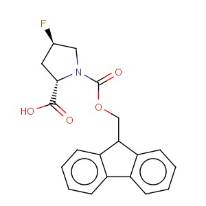 CAS No:203866-20-0 1,2-Pyrrolidinedicarboxylicacid, 4-fluoro-, 1-(9H-fluoren-9-ylmethyl) ester, (2S,4R)-