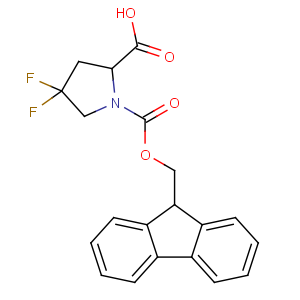 CAS No:203866-21-1 (2S)-1-(9H-fluoren-9-ylmethoxycarbonyl)-4,<br />4-difluoropyrrolidine-2-carboxylic acid