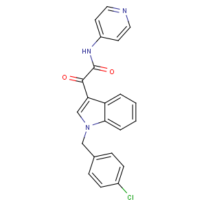 CAS No:204205-90-3 2-[1-[(4-chlorophenyl)methyl]indol-3-yl]-2-oxo-N-pyridin-4-ylacetamide