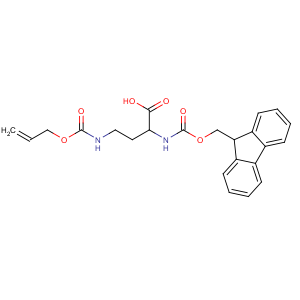 CAS No:204316-32-5 (2S)-2-(9H-fluoren-9-ylmethoxycarbonylamino)-4-(prop-2-<br />enoxycarbonylamino)butanoic acid